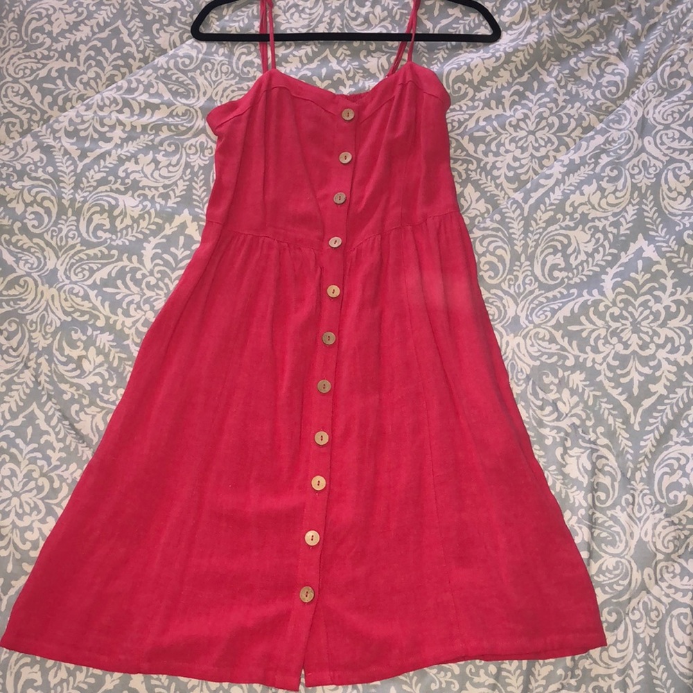 Pink Midi Dress